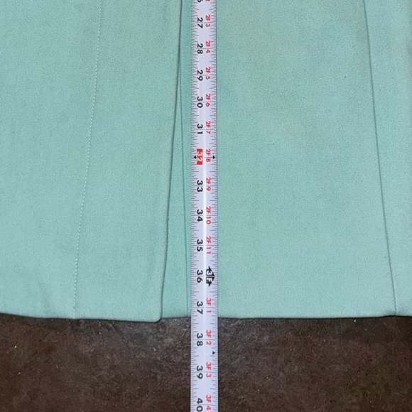 J Crew Womens Collarless Dress Coat Wool Blend Jacket Pockets Size 8 - Picture 8 of 8